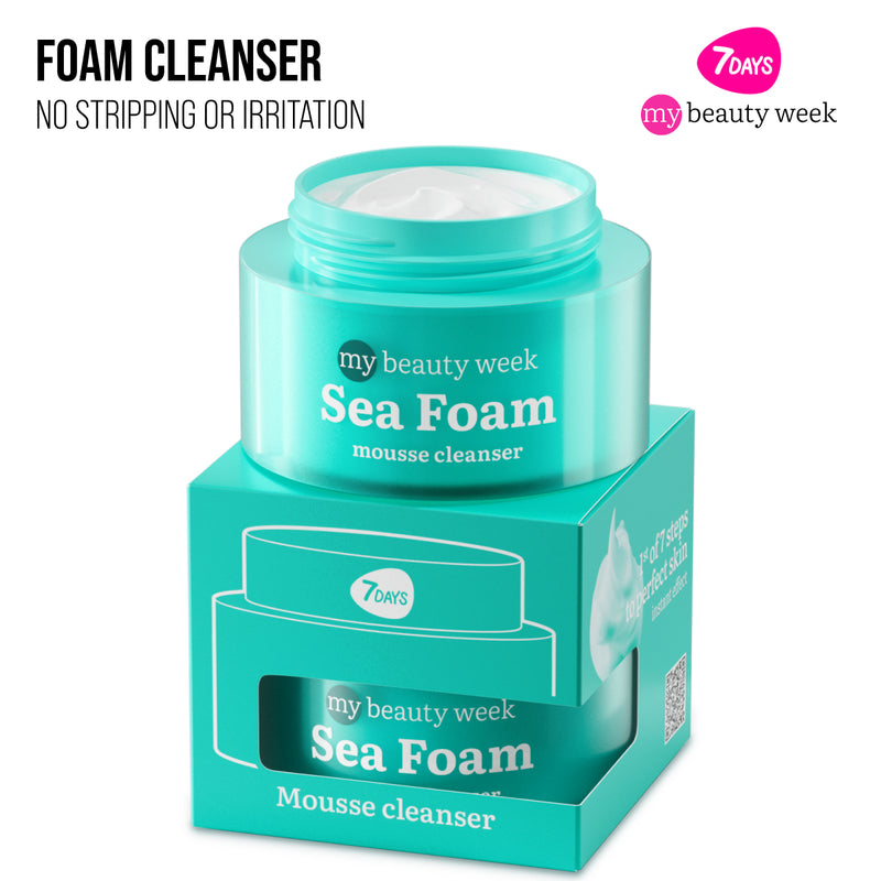 Mousse de Limpeza Facial SEA FOAM 7DAYS 50ml