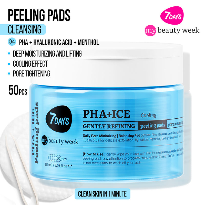 Discos 7DAYS Refrescantes com PHA e Mentol 150ml
