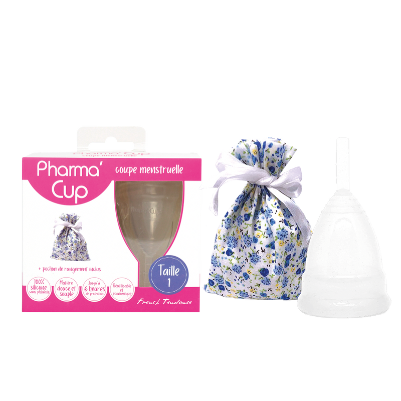 Pharma'Cup Branco - Copo Menstrual Tamanho 1 Feel Natural