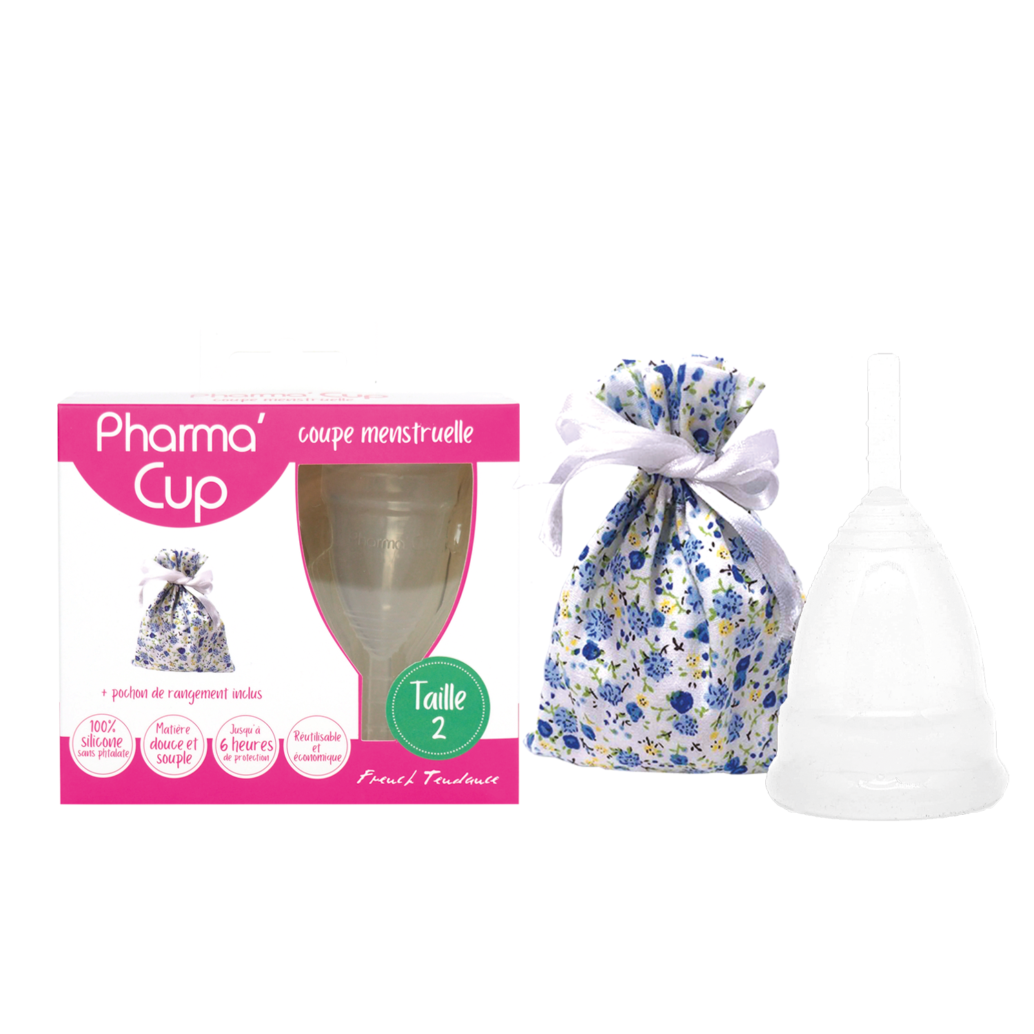 Pharma'Cup 2 Branco - Copo Menstrual Tamanho 2