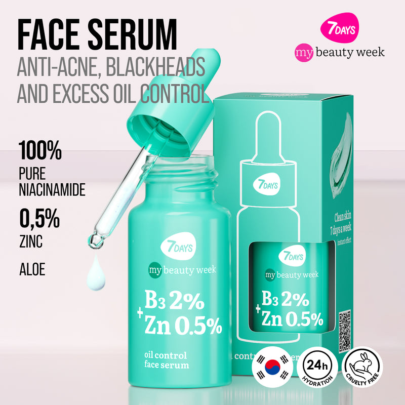 Sérum Facial com Niacinamida e Zinco – 20ml