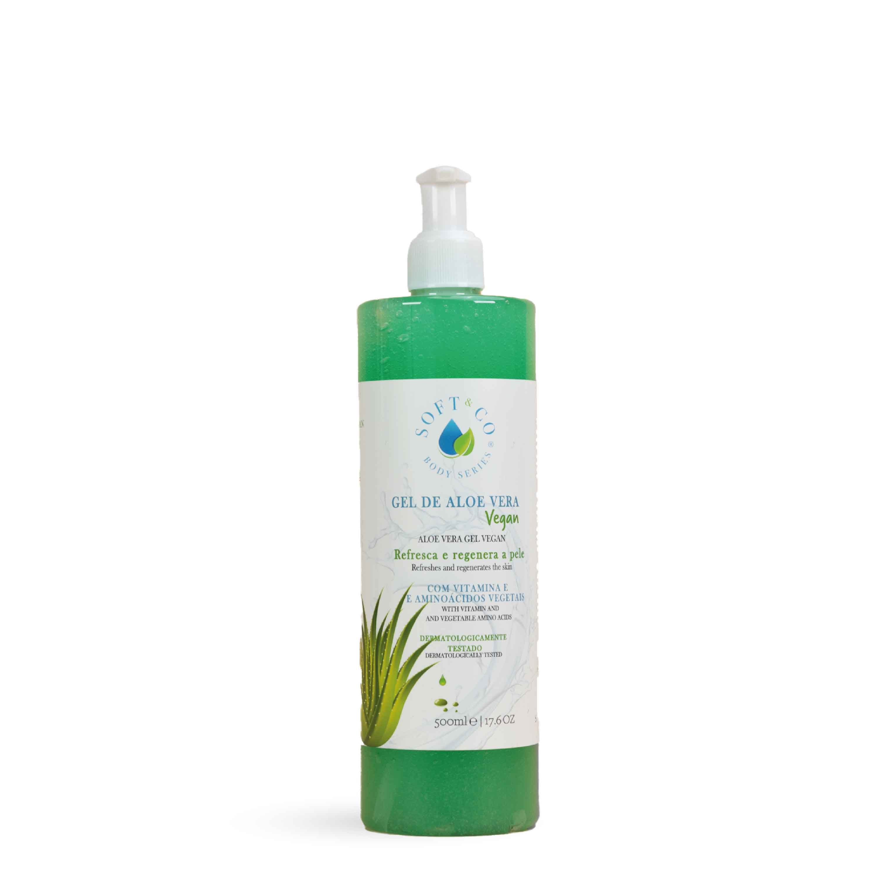 Gel Aloe Vera Soft & Co Refrescante e Hidratante 500ml