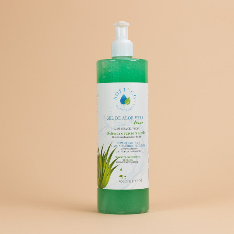 Gel Aloe Vera Soft & Co Refrescante e Hidratante 500ml