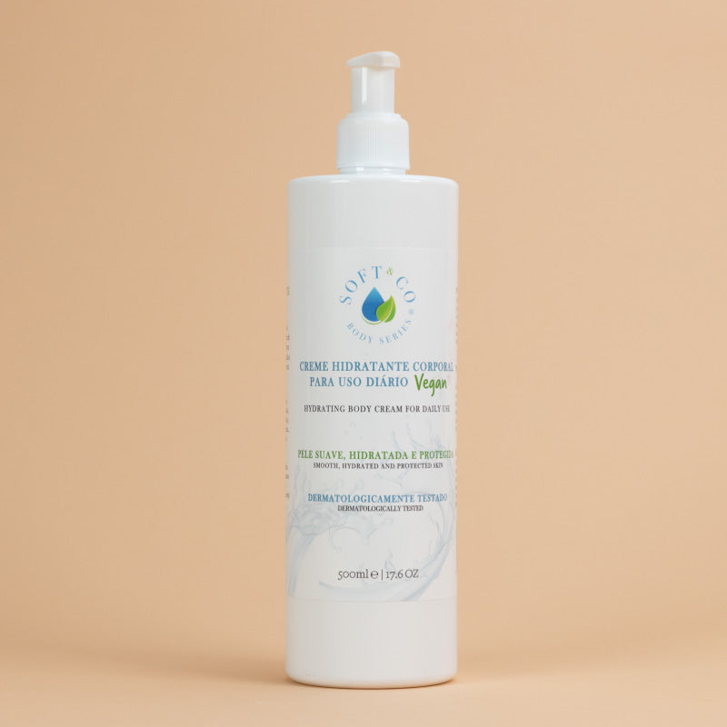 Creme Hidratante Soft & Co Vegan e Hipoalergénico 500ml