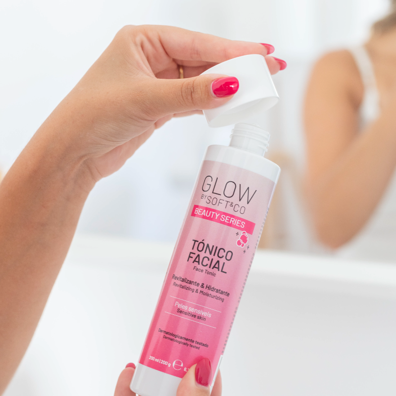 Tónico Revitalizante e Hidratante GLOW by Soft&Co 200ml