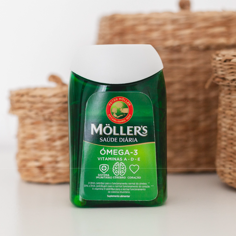 Suplemento Möller´s Cápsulas Ómega-3 Uso Diário - 112un
