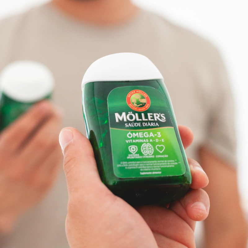Suplemento Möller´s Cápsulas Ómega-3 Uso Diário - 112un