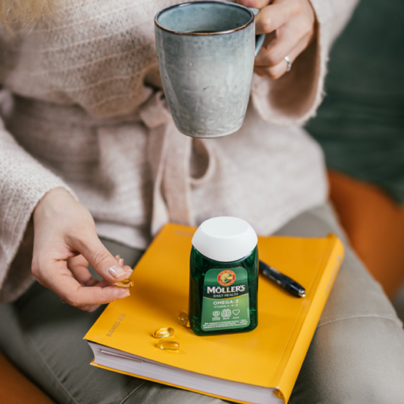 Suplemento Möller´s Cápsulas Ómega-3 Uso Diário - 112un