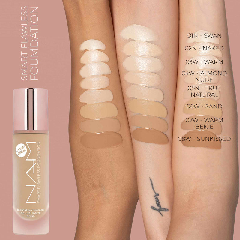 NAM  Smart Flawless Foundation, 05N - True Natural
