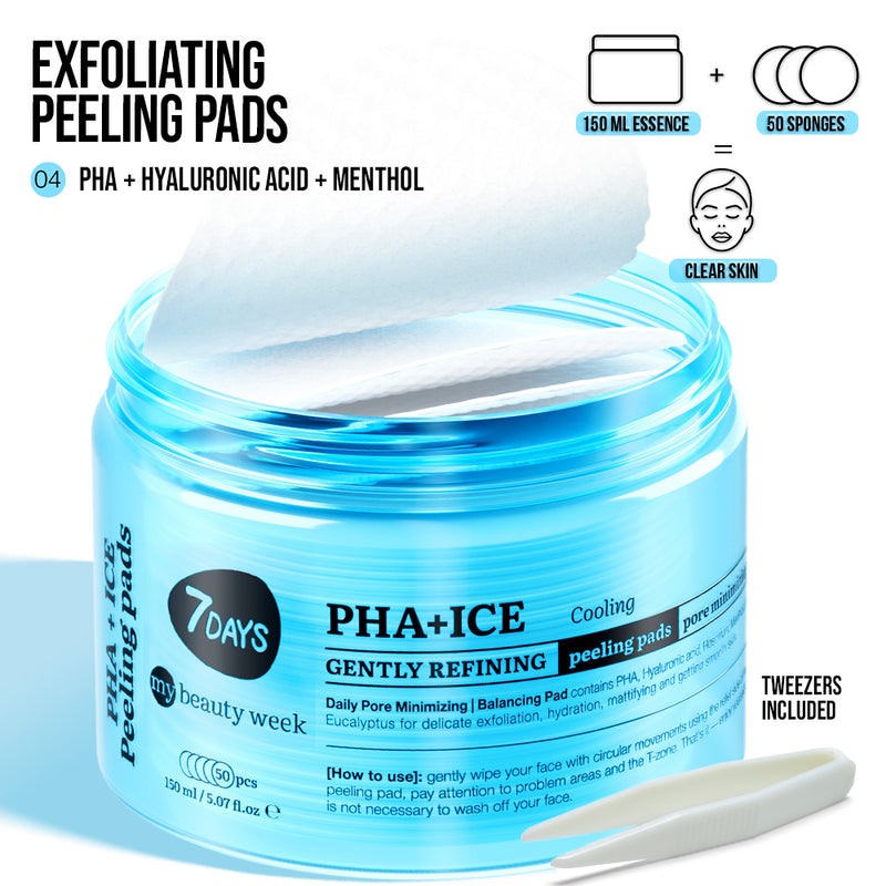 Discos 7DAYS Refrescantes com PHA e Mentol 150ml