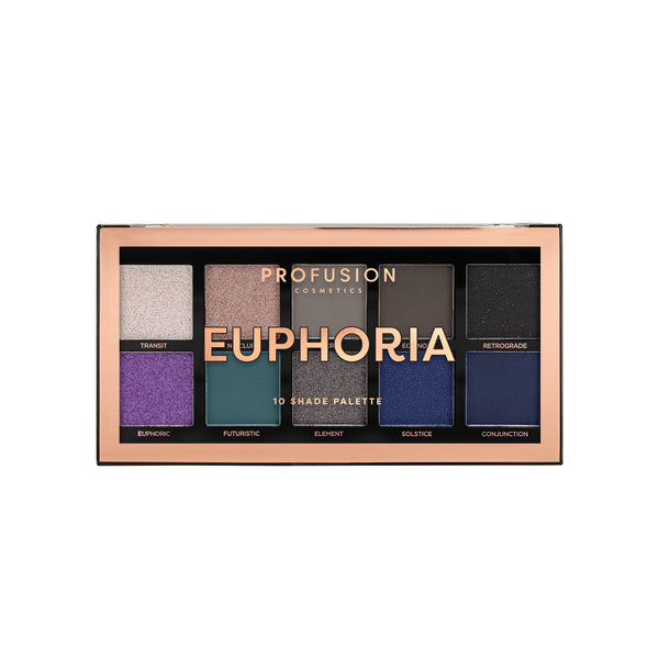 Palete Sombra de Olhos Profusion Euphoria 10 cores