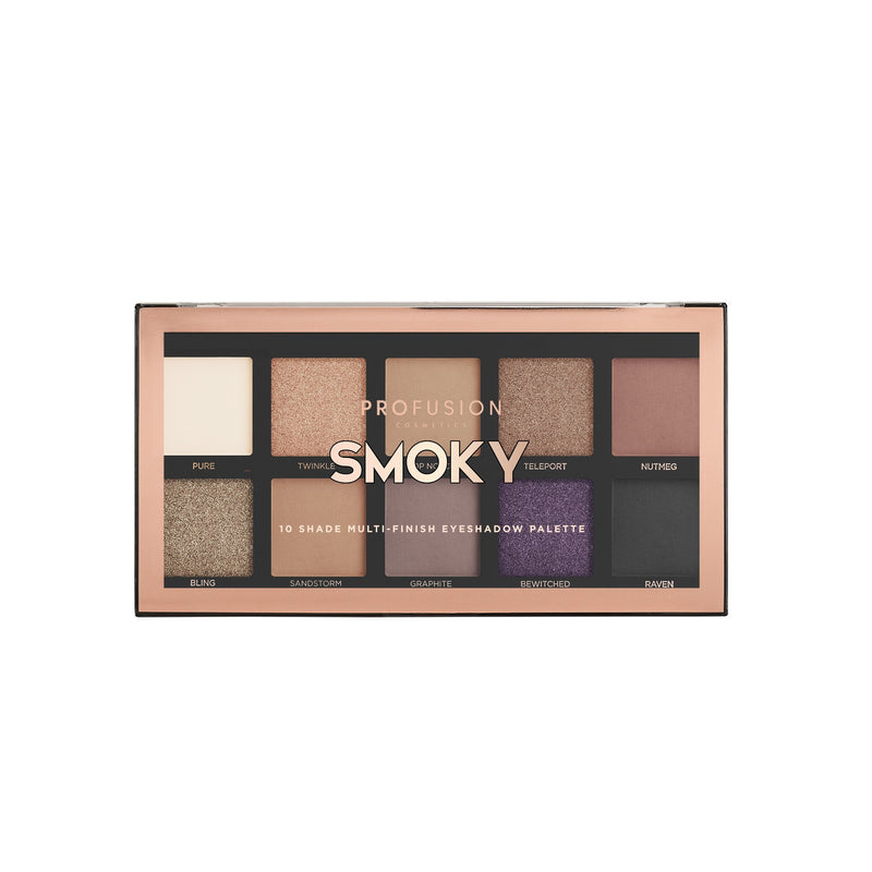 Palete Sombra de Olhos Profusion Smoky 10 cores