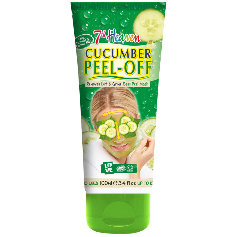 Máscara Facial Peel Off Pepino 7th Heaven