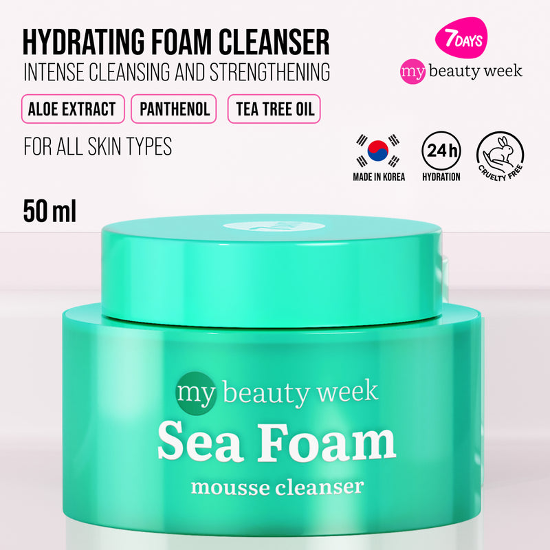 Mousse de Limpeza Facial SEA FOAM 7DAYS 50ml