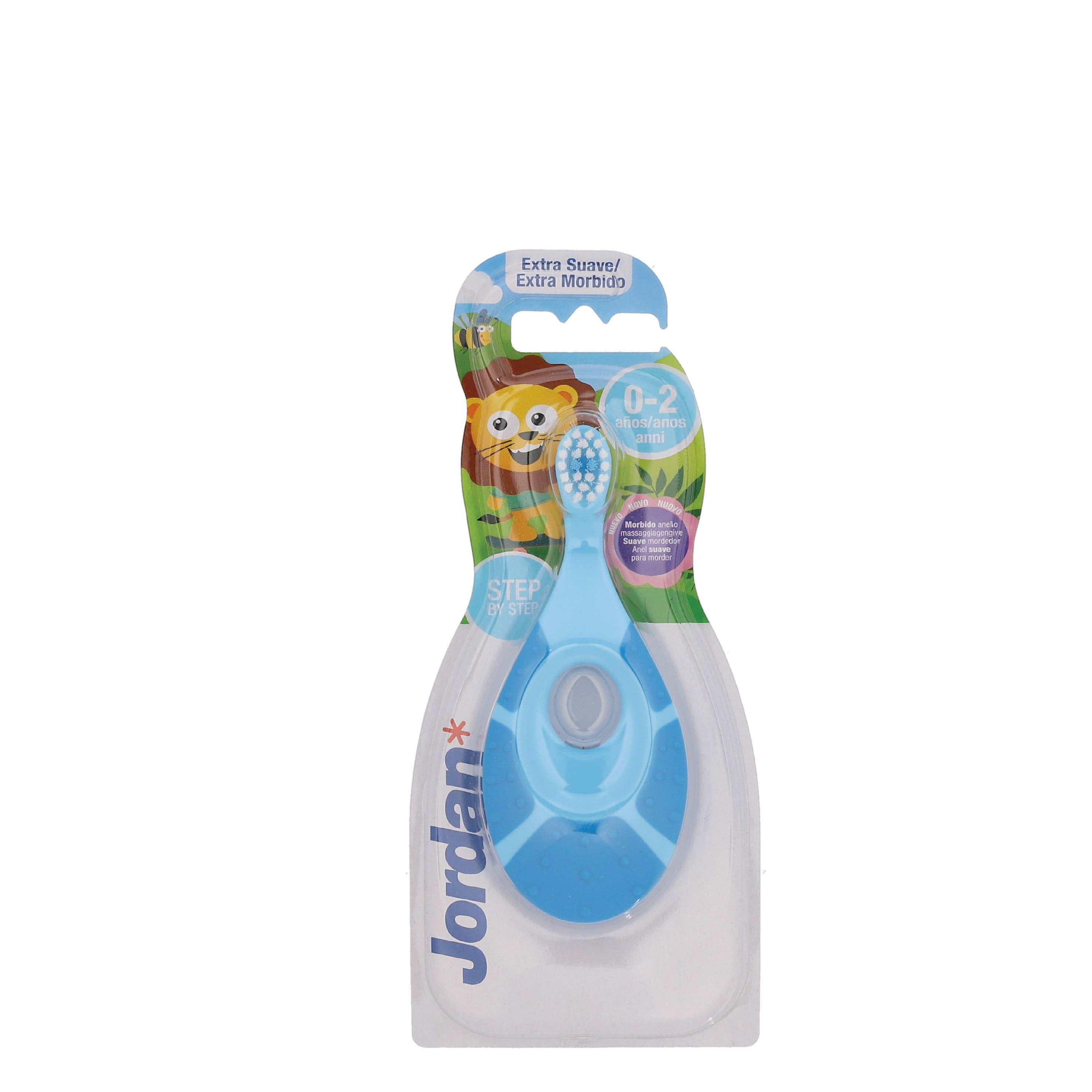 Escova de Dentes Jordan Step 1 Criança, 0-2 anos
