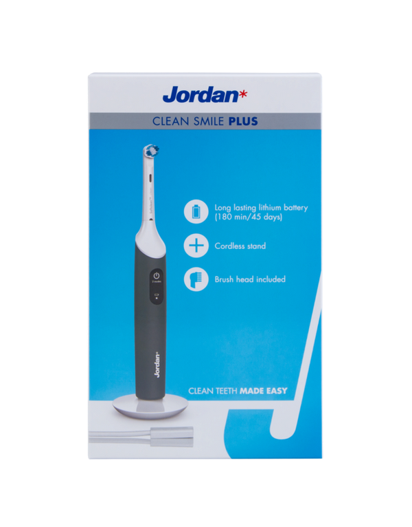 Escova Elétrica Jordan Clean Smile Plus Preta 1un