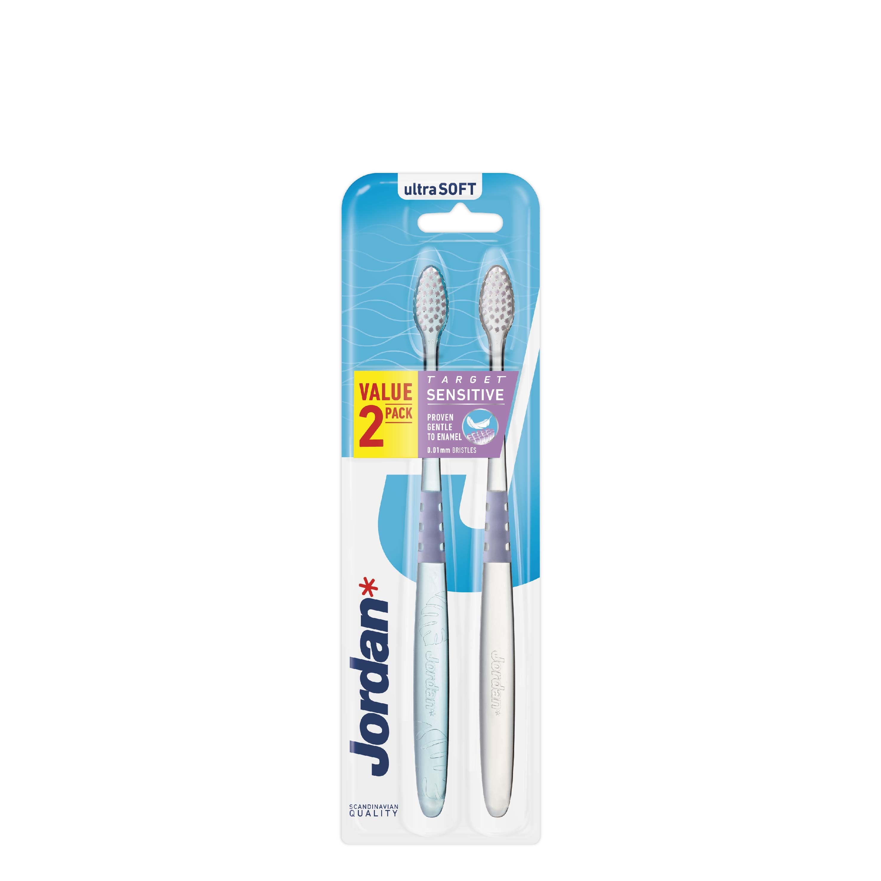 JORDAN ESCOVA DE DENTES TARGET SENSITIVE 2-PACK