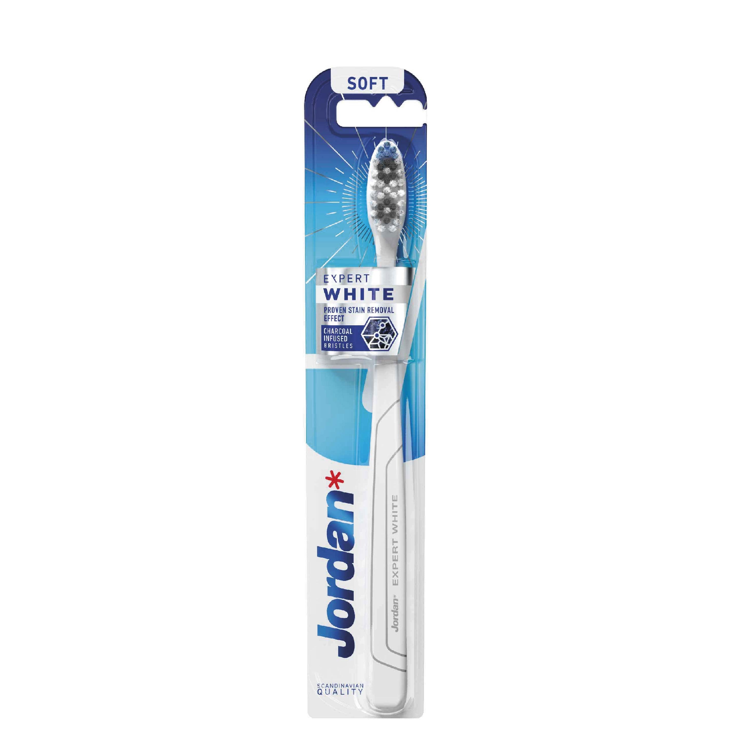 Escova de Dentes Jordan Expert Clean White Soft 1Un