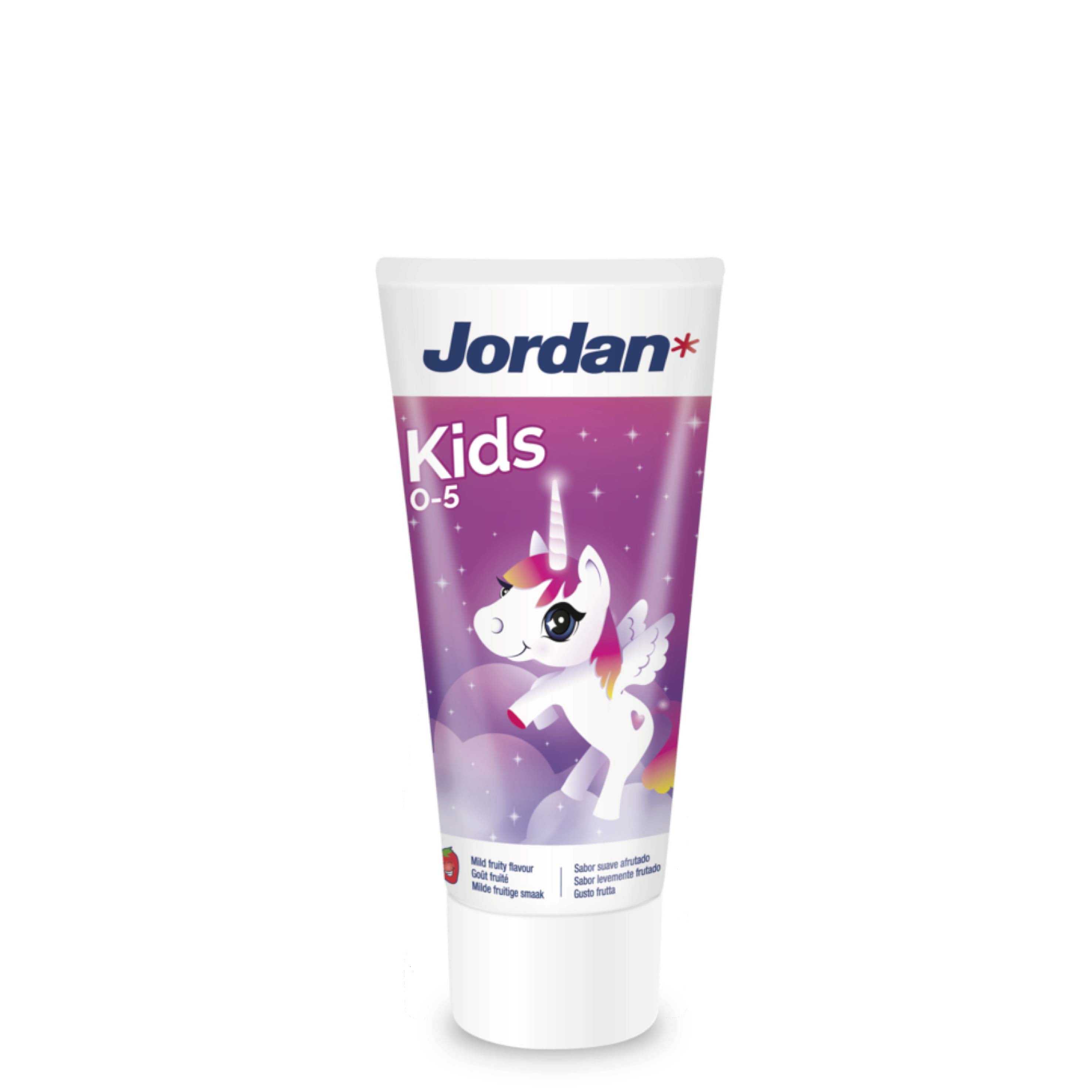 Pasta de Dentes Jordan Infantil 0-5 anos, 50ml