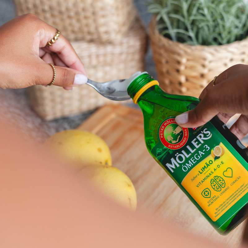 Suplemento Möller´s Alimentar Ómega-3 de Limão - 250ml