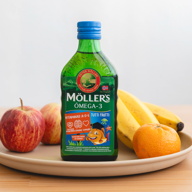 Suplemento Möller´s Ómega-3 Tutti Frutti Criança 250ml