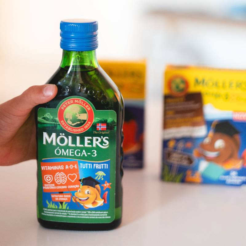 Suplemento Möller´s Ómega-3 Tutti Frutti Criança 250ml