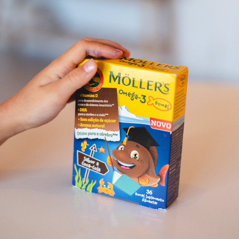 Suplemento Möller´s Gomas Ómega-3 Coca-Cola Criança - 36un