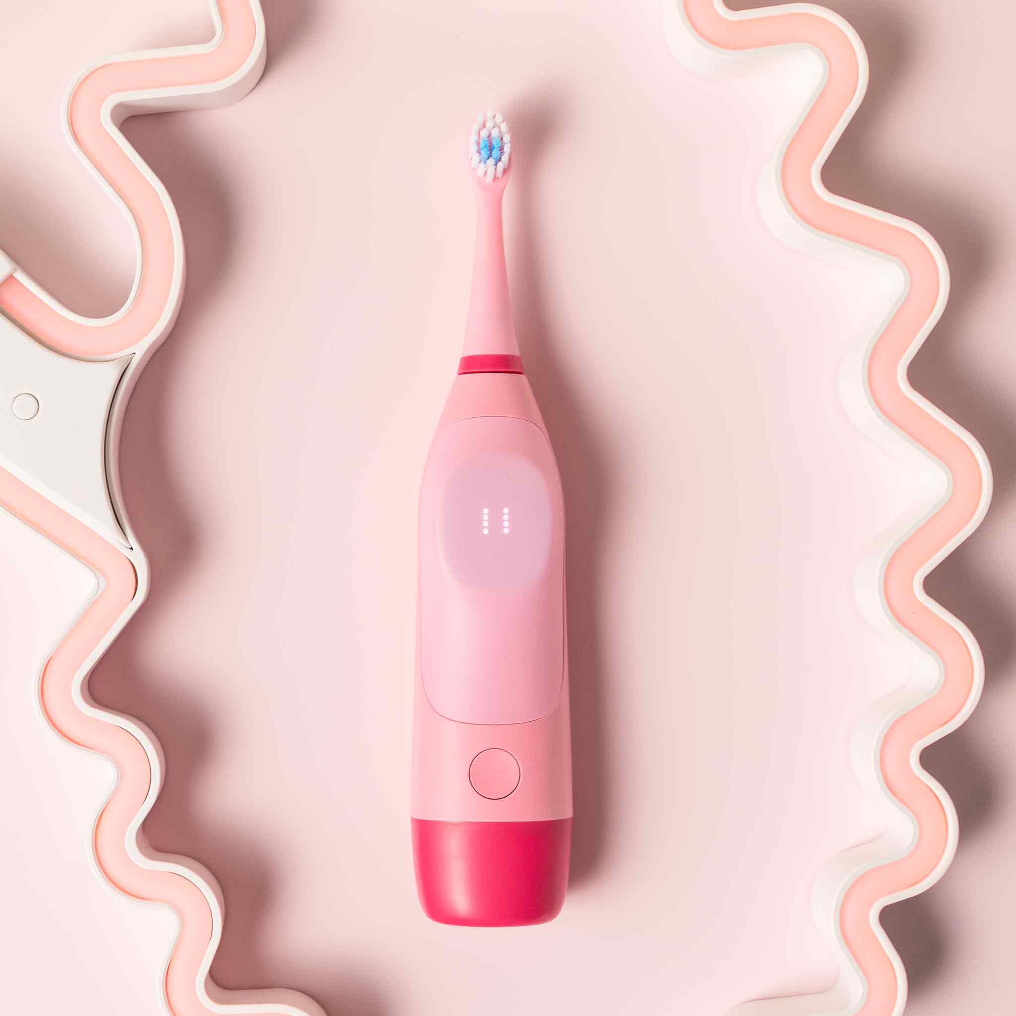Escova de Dentes Elétrica Jordan OOTIE Infantil Rosa