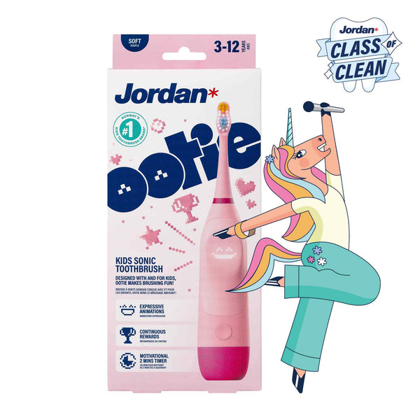 OOTIE Rosa – Escova de Dentes Elétrica Infantil