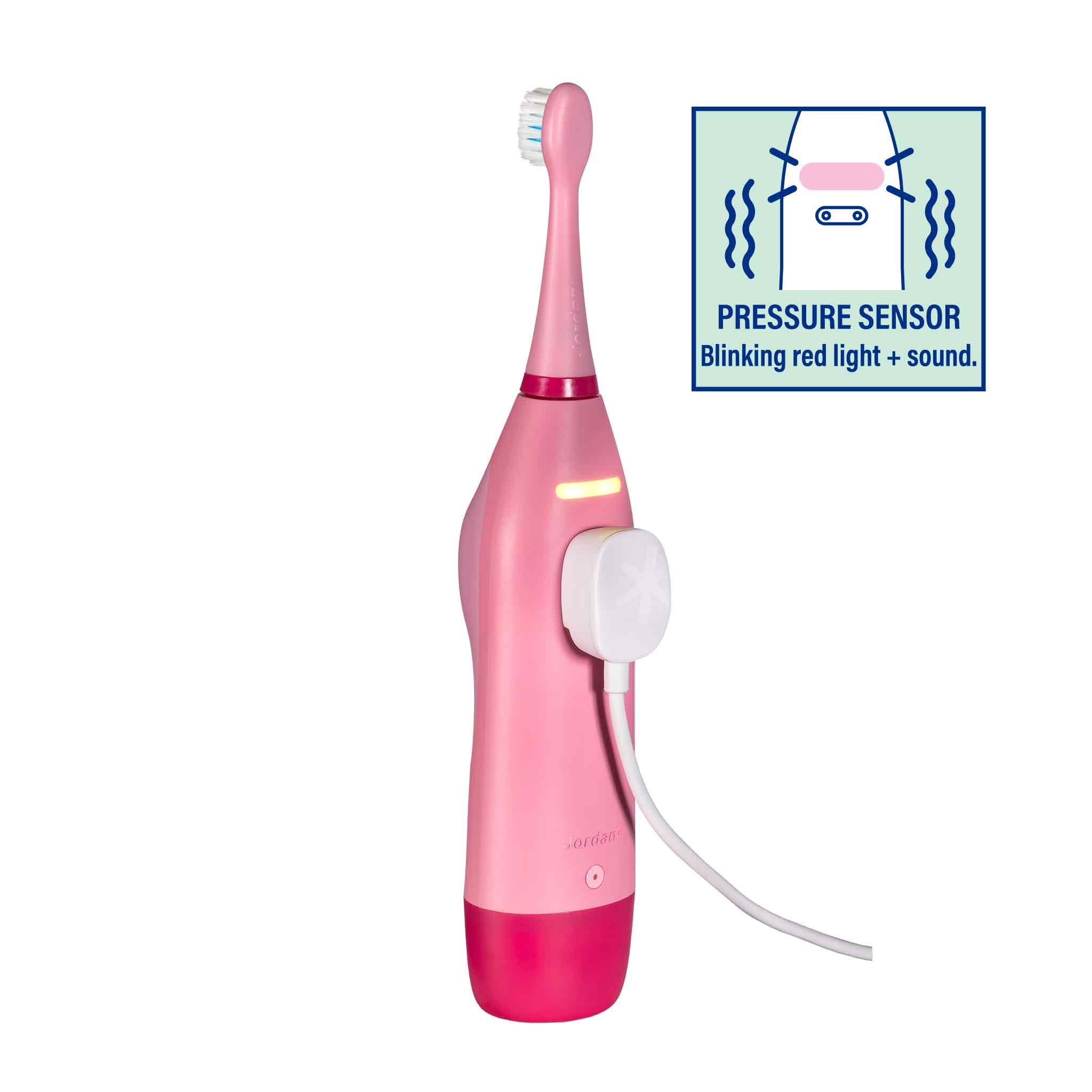 Escova de Dentes Elétrica Jordan OOTIE Infantil Rosa