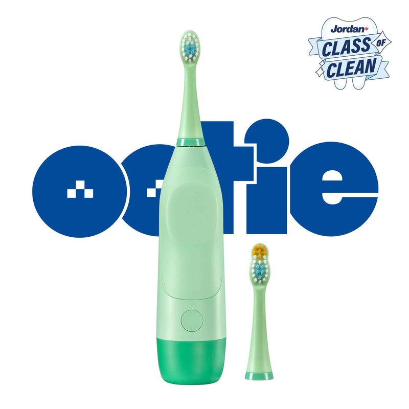 OOTIE Verde – Escova de Dentes Elétrica Infantil