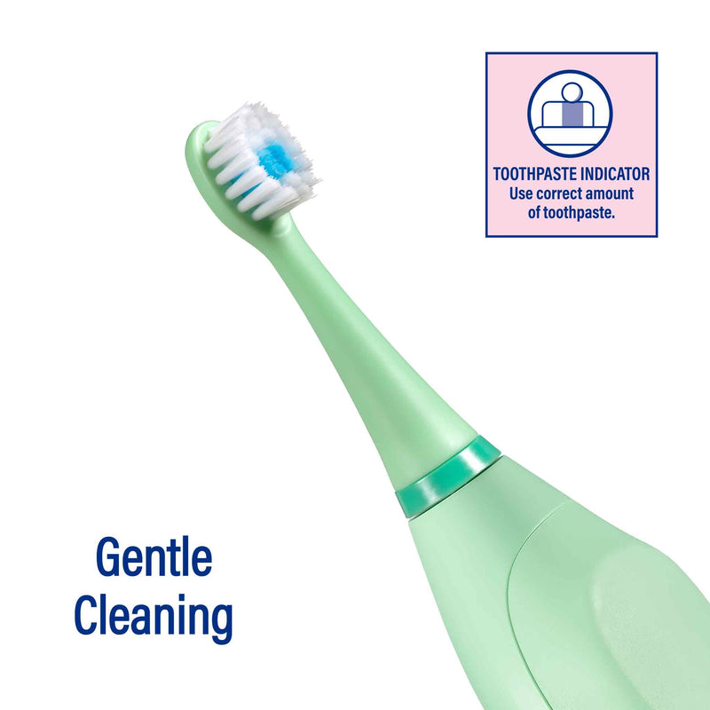 OOTIE Verde – Escova de Dentes Elétrica Infantil
