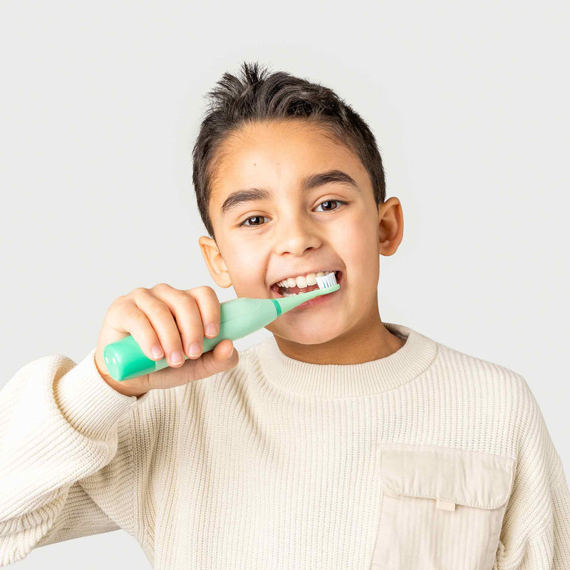 OOTIE Verde – Escova de Dentes Elétrica Infantil