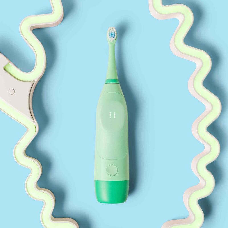 OOTIE Verde – Escova de Dentes Elétrica Infantil