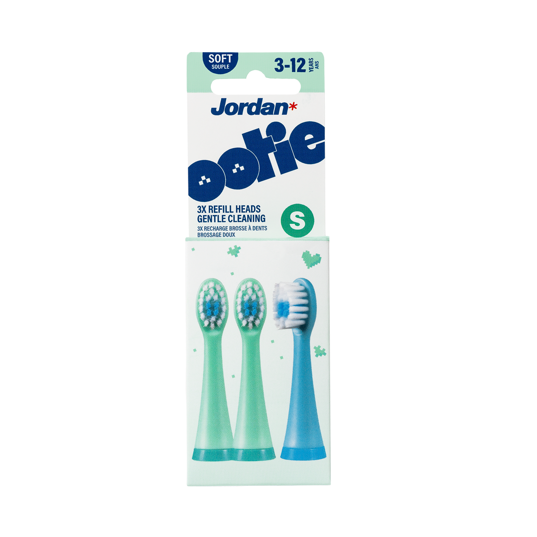 Ootie™ Recargas de Escova de Dentes Jordan – Verde S