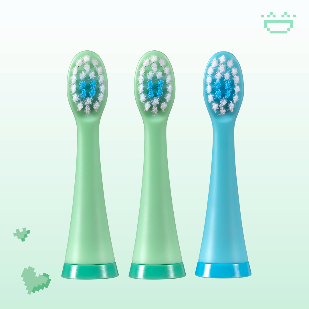 Ootie™ Recargas de Escova de Dentes Jordan – Verde S