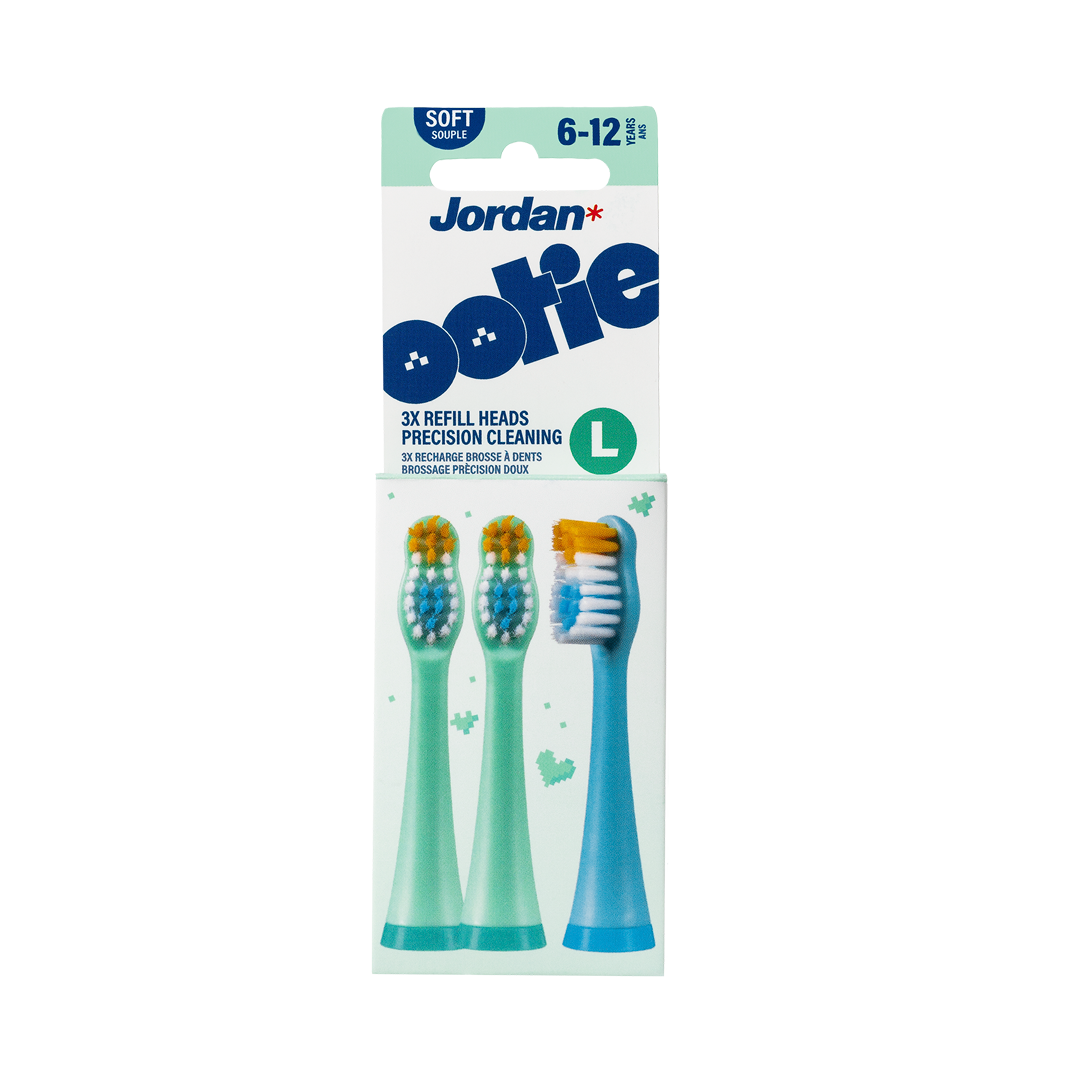 Ootie™ Recargas de Escova de Dentes Jordan – Verde L