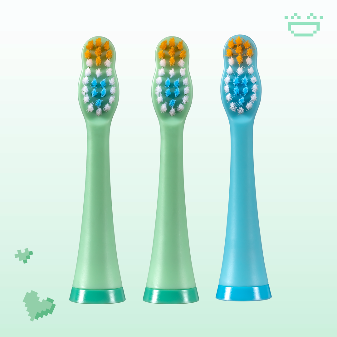 Ootie™ Recargas de Escova de Dentes Jordan – Verde L