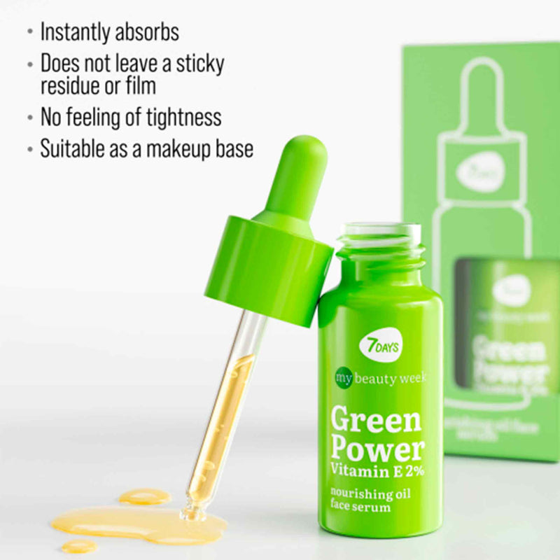 Sérum Facial Anti-Idade GREEN POWER com Vitamina E – 20ml