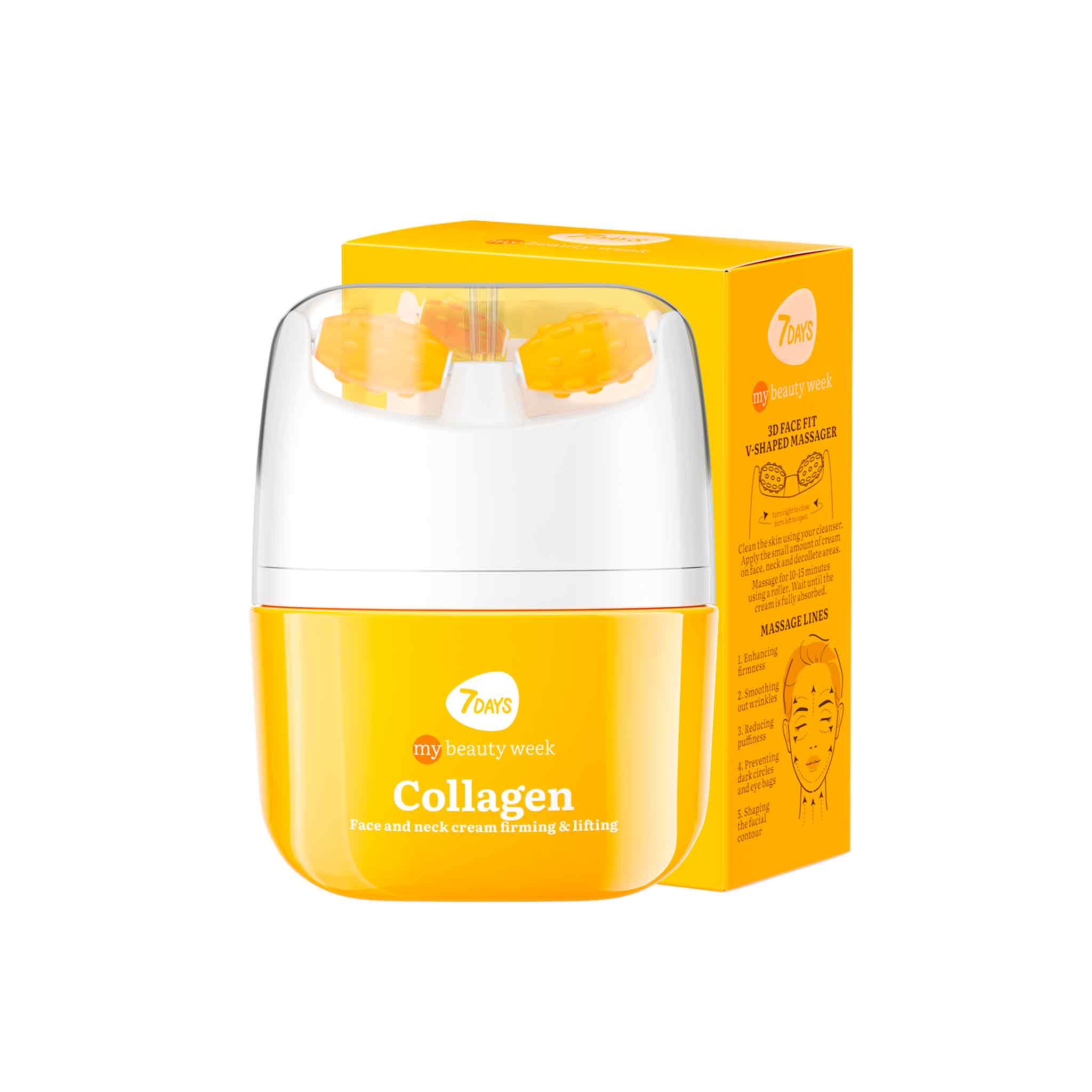 Massajador 7DAYS Collagen V-Shap Facial Lifting 40ml