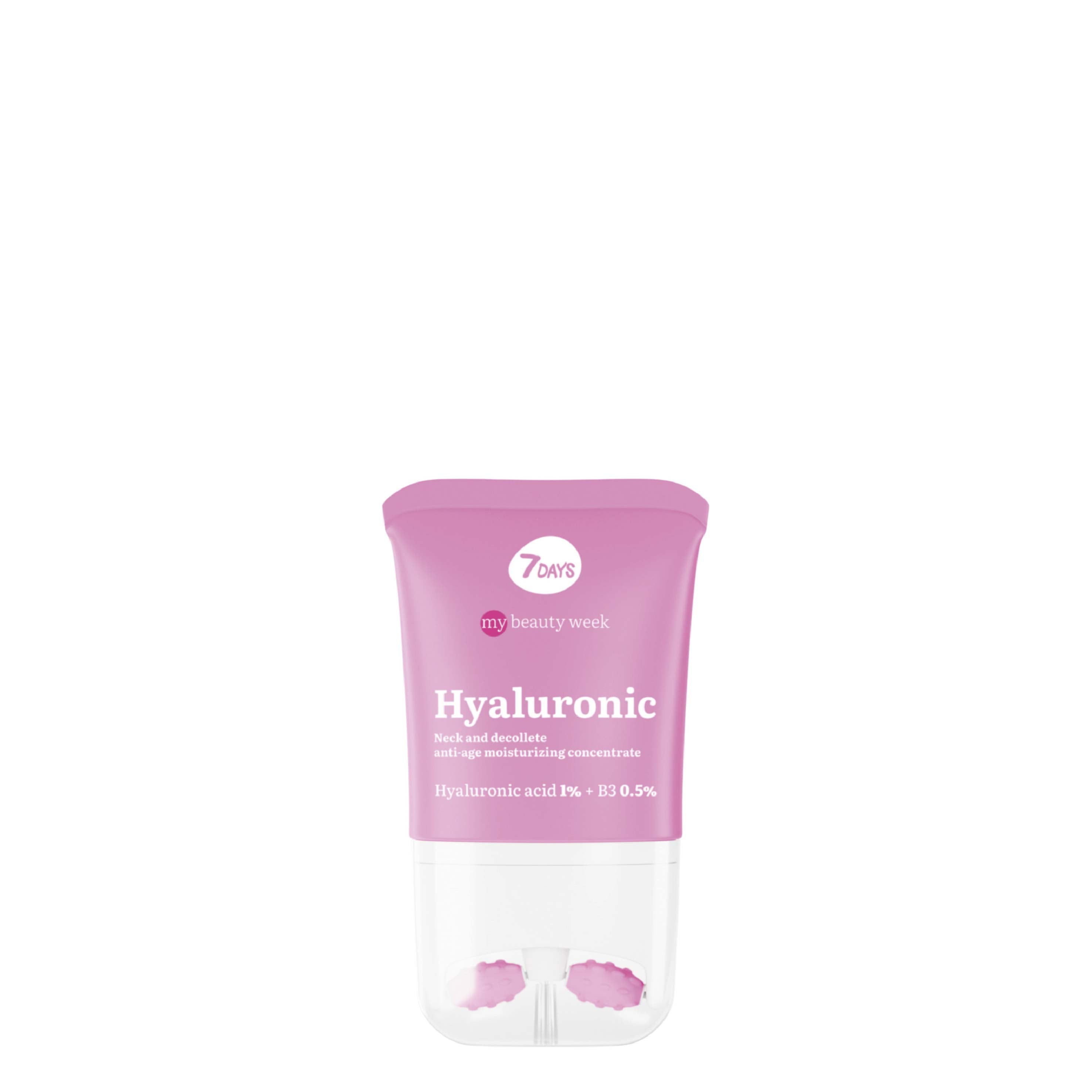 Massajador 7DAYS Hyaluronic Creme Hidratante Anti-Idade 80ml