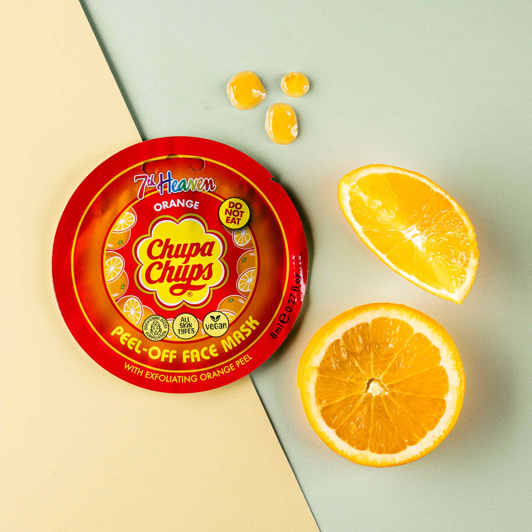 Chupa Chups Máscara Facial Peel-Off Laranja – 7th Heaven