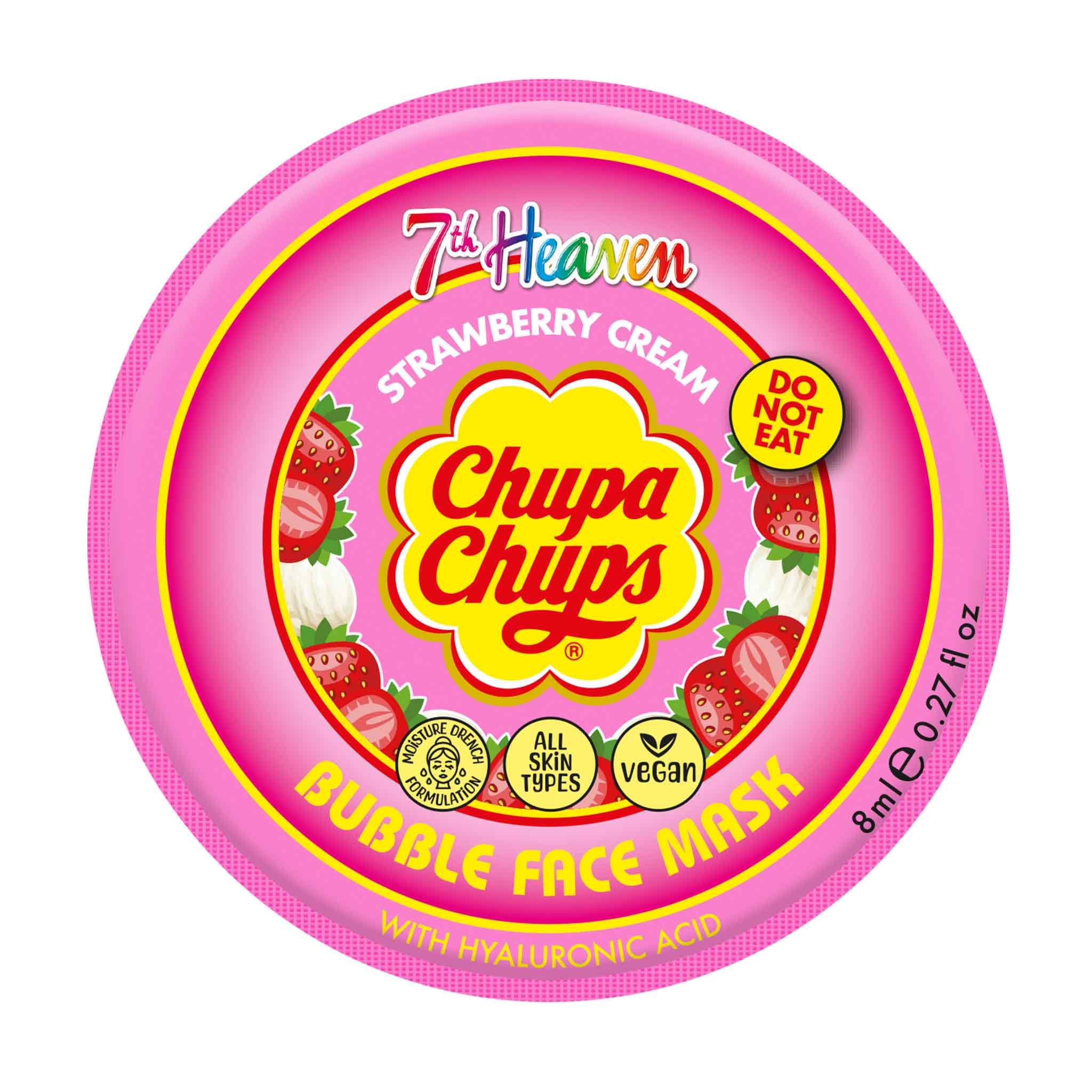 Chupa Chups Máscara Facial Bubble Morango – 7th Heaven