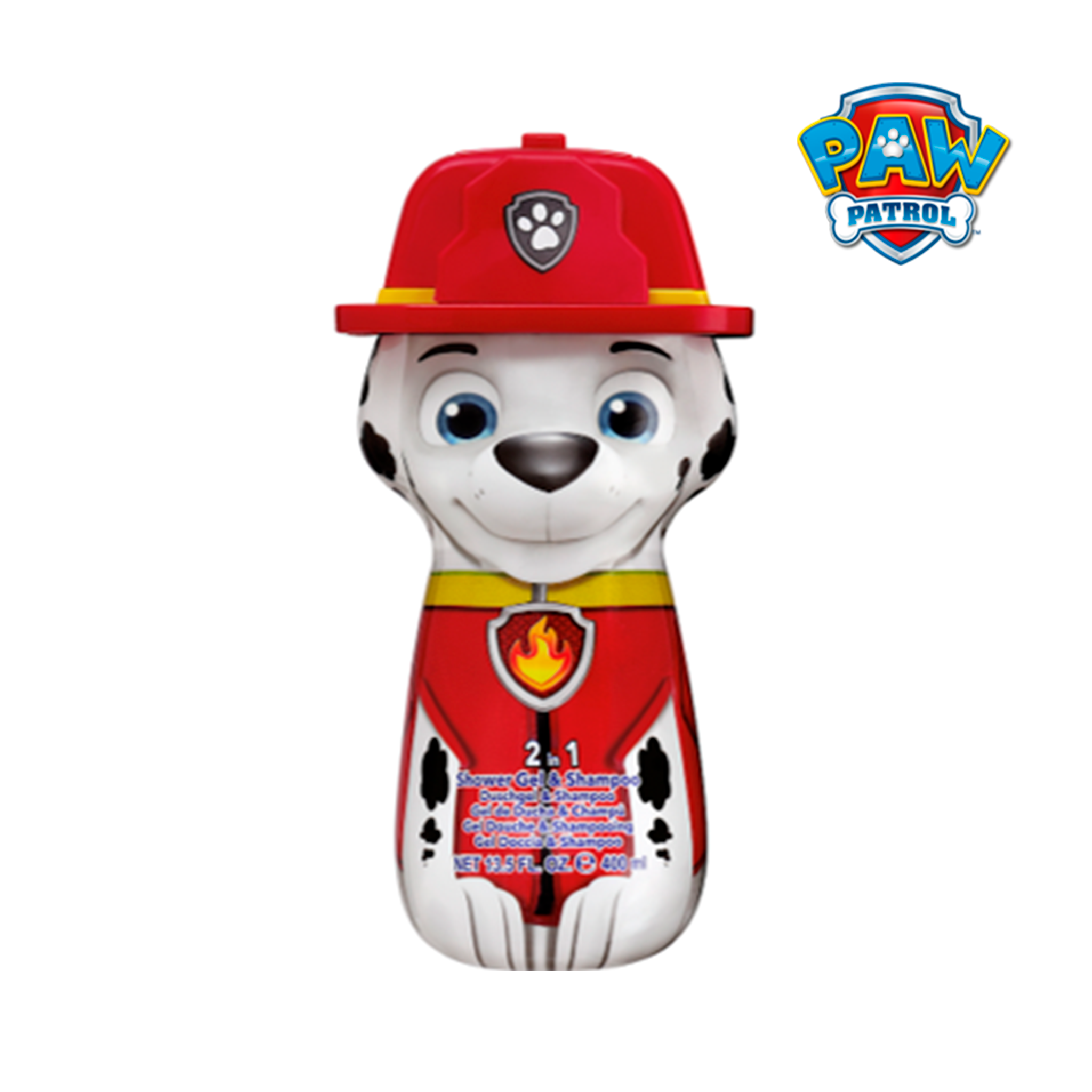 Patrulha Pata – Marshall - Gel de Duche & Champô 2 em 1 (400 ml)