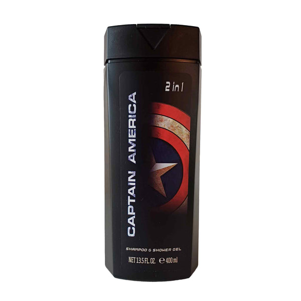 Champô e Gel de Banho 2 em 1 Marvel Captain America 400ML