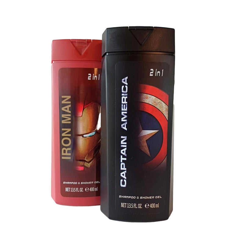 Champô e Gel de Banho 2 em 1 Marvel Captain America 400ML