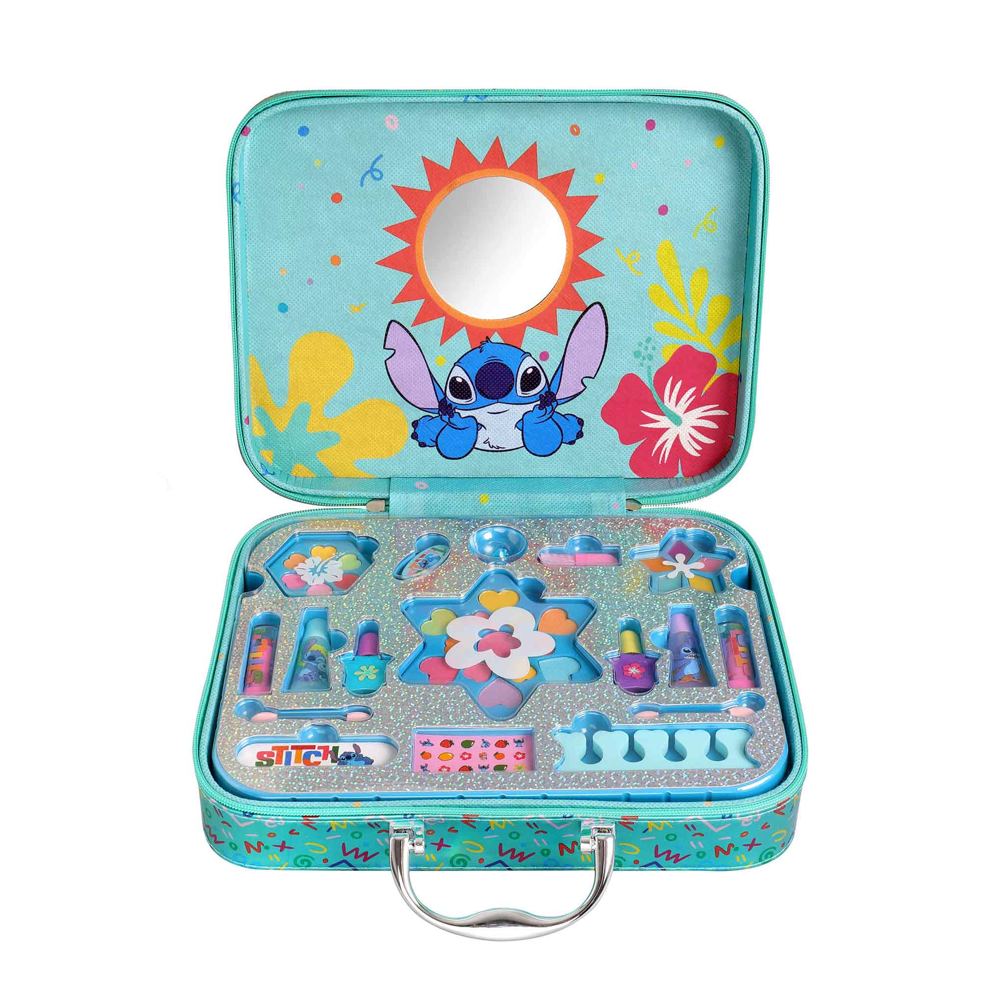 Stitch Mala Grande de Maquilhagem Quadrada