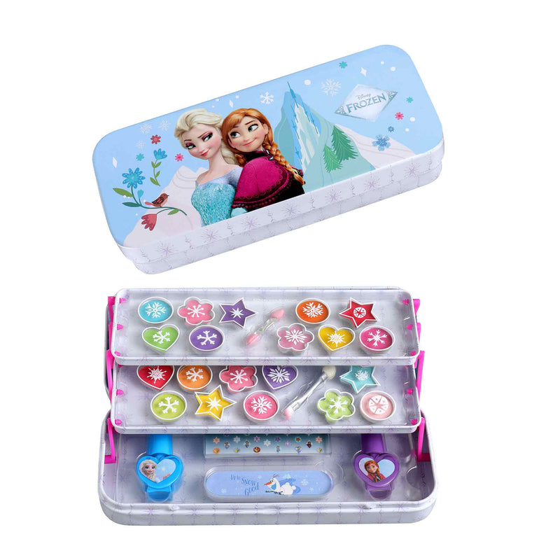 Frozen Estojo Metálico de Maquilhagem Triplo