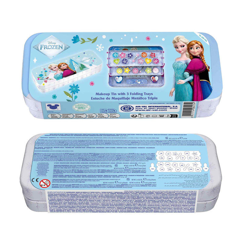 Frozen Estojo Metálico de Maquilhagem Triplo