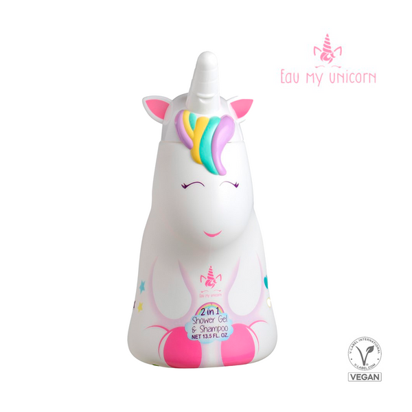 Eau my Unicorn – Gel de Duche e Champô 2 em 1 (400 ml)